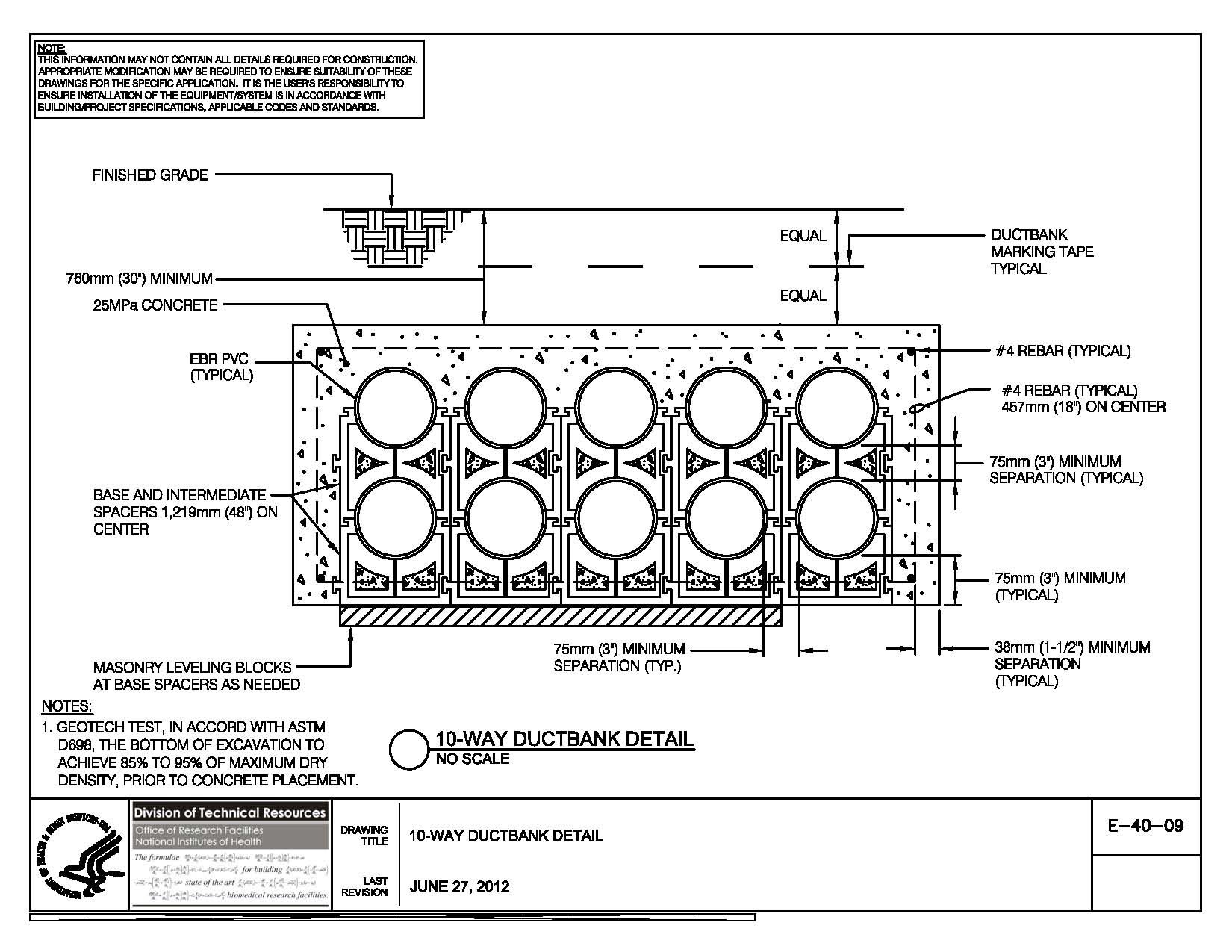 Thumbnail of E-40-09 10-Way Ductbank